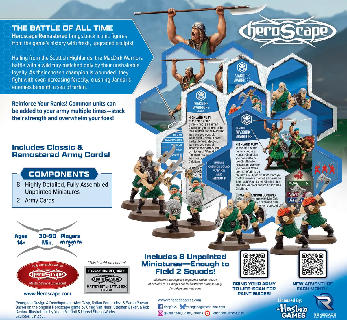 Heroscape: Secrets of the Citadel - Nastra's Nightmare: MacDirk Warriors Remastered Common Army Expansion [Unpainted] (Pre-Order)