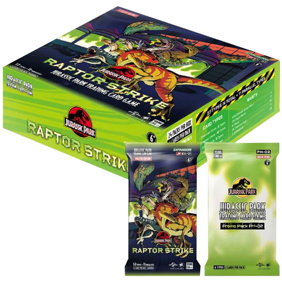 Jurassic Park TCG: Raptor Strike [EX-01] Expansion Booster Box (Pre-Order)