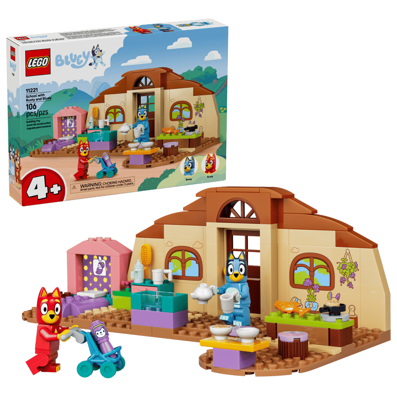 Lego: Bluey - School with Rusty and Bluey (11221)