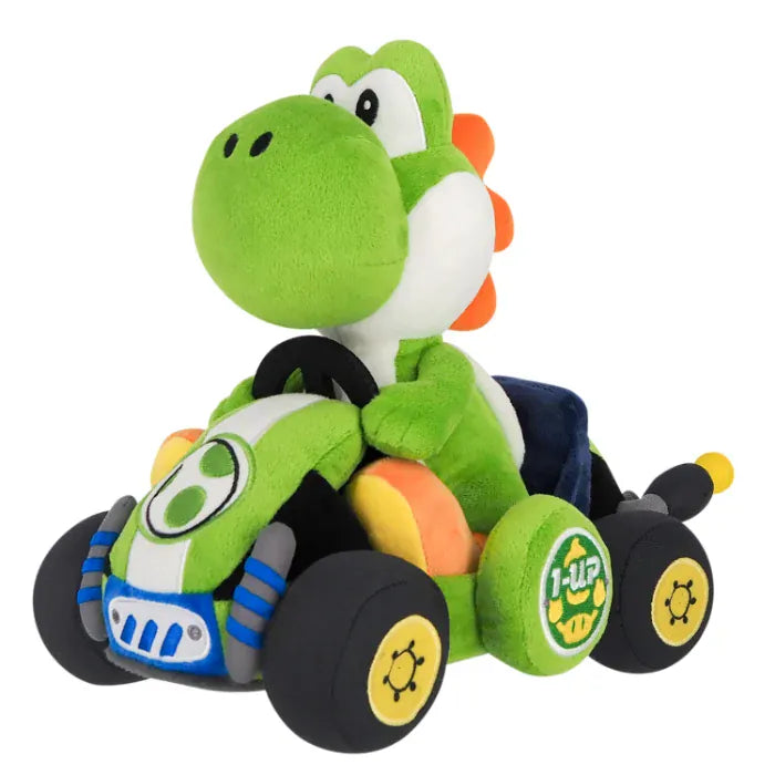 Little Buddy Super Mario - Mario Kart World: Yoshi Plush, 9"