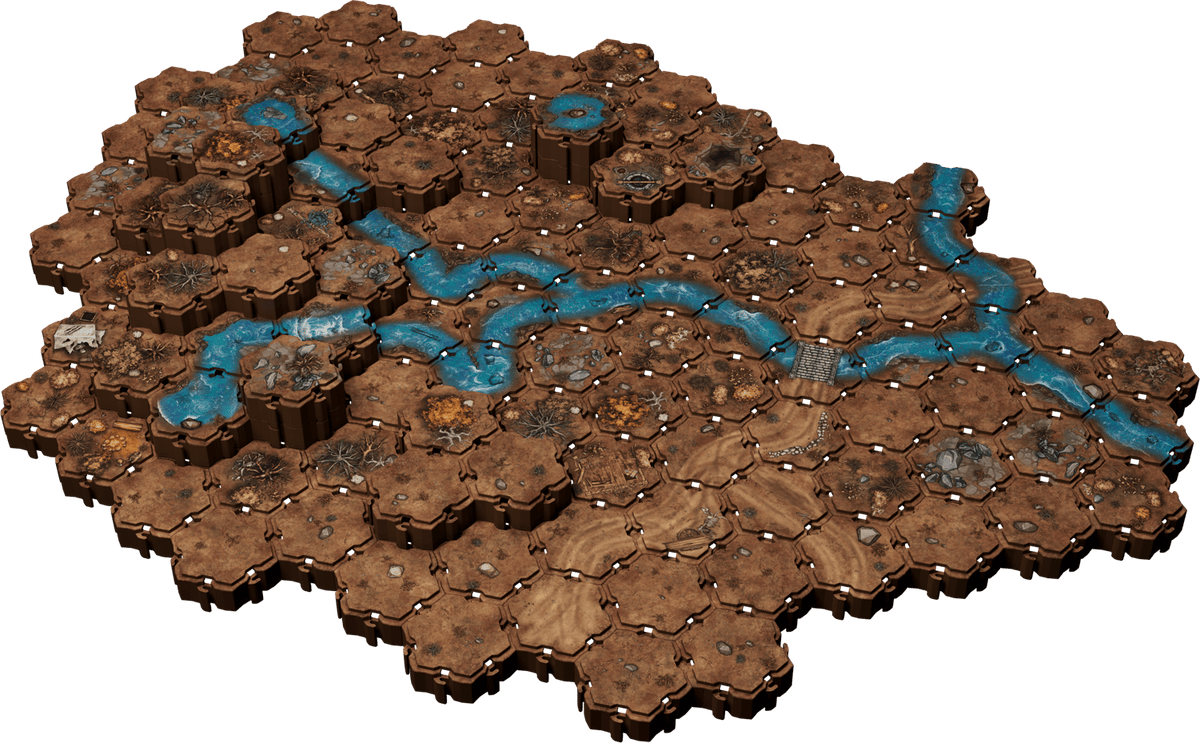 Lorescape: Terrain Tiles - Barrenland (Pre-Order)