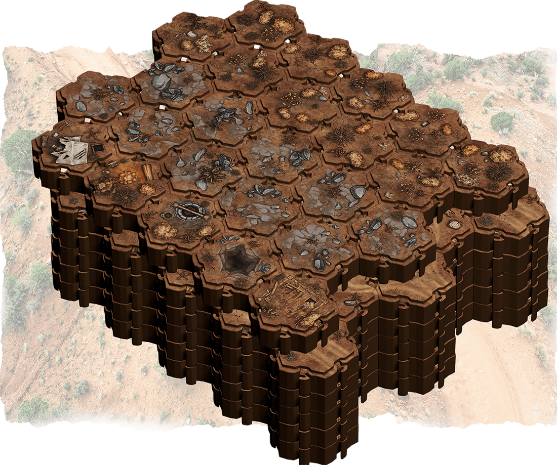 Lorescape: Terrain Tiles - Barrenland (Pre-Order)