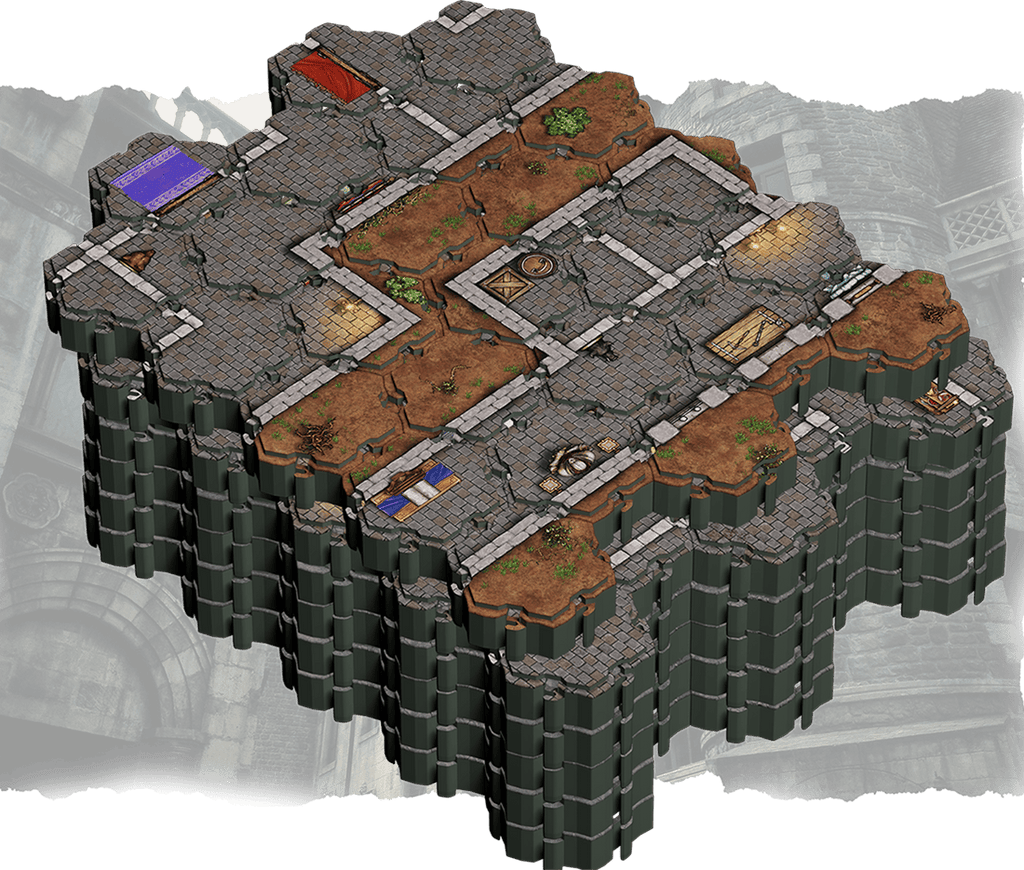 Lorescape: Terrain Tiles - Castles (Pre-Order)