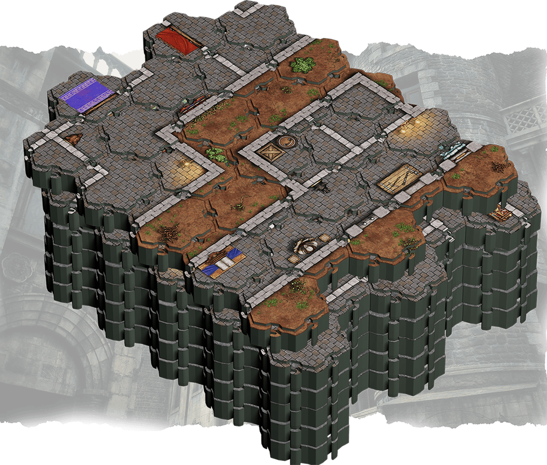 Lorescape: Terrain Tiles - Castles (Pre-Order)