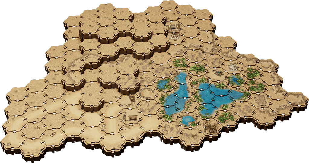 Lorescape: Terrain Tiles - Desert (Pre-Order)