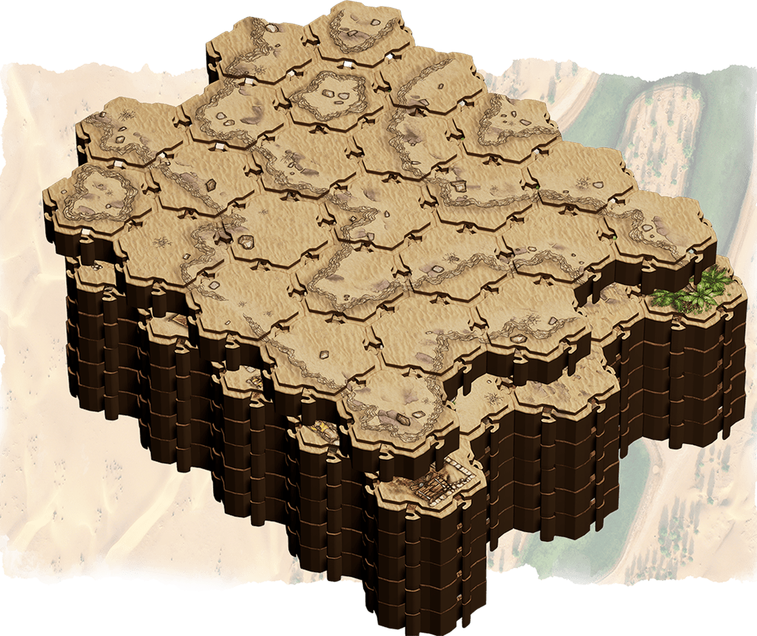 Lorescape: Terrain Tiles - Desert (Pre-Order)