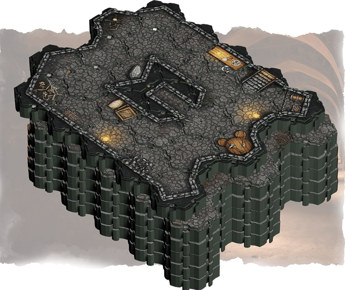 Lorescape: Terrain Tiles - Dungeons (Pre-Order)
