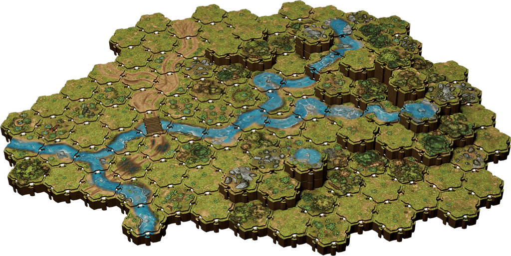 Lorescape: Terrain Tiles - Grassland (Pre-Order)