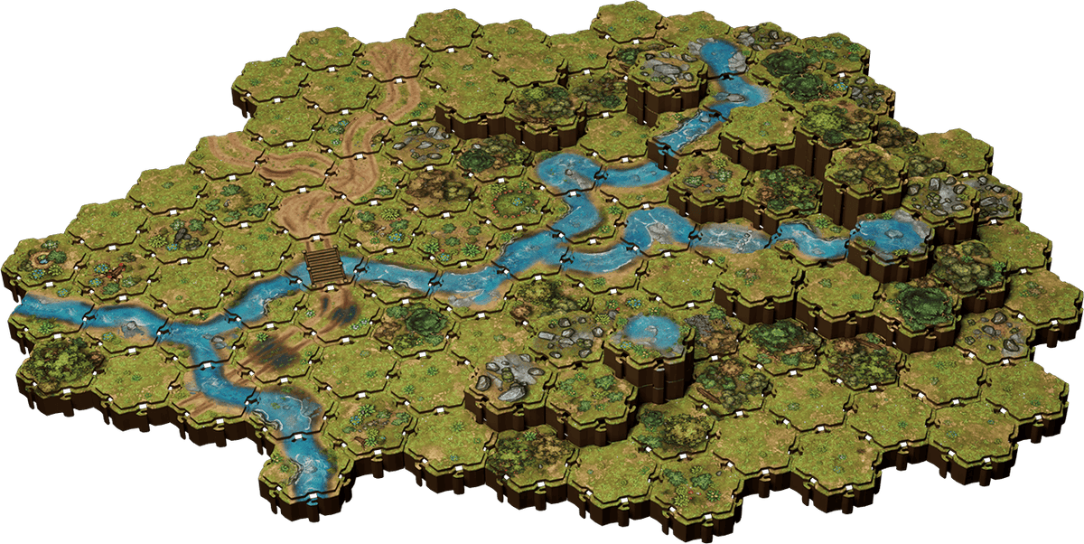 Lorescape: Terrain Tiles - Grassland (Pre-Order)