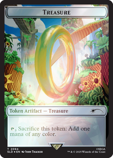 Magic the Gathering | Secret Lair Drop: Sonic the Hedgehog Superdrop: Chasing Adventure (Foil)