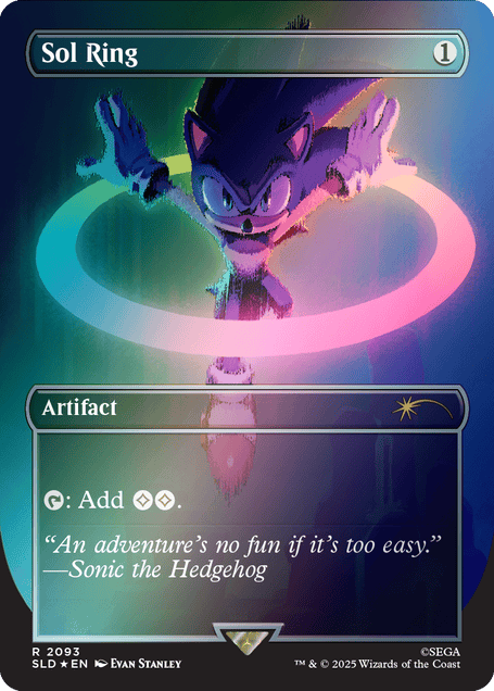 Magic the Gathering | Secret Lair Drop: Sonic the Hedgehog Superdrop: Chasing Adventure (Foil)