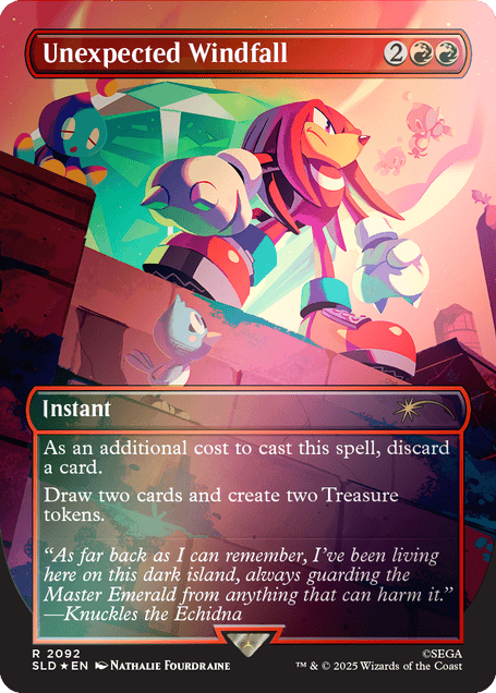 Magic the Gathering | Secret Lair Drop: Sonic the Hedgehog Superdrop: Chasing Adventure (Foil)