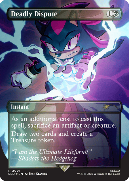 Magic the Gathering | Secret Lair Drop: Sonic the Hedgehog Superdrop: Chasing Adventure (Foil)