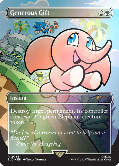 Magic the Gathering | Secret Lair Drop: Sonic the Hedgehog Superdrop: Chasing Adventure (Foil)