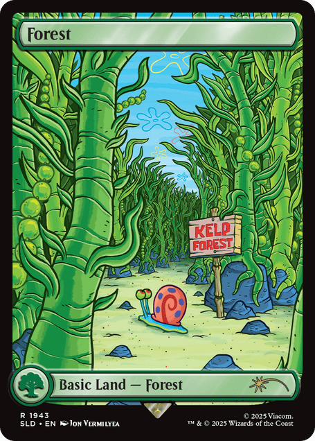 Magic the Gathering | Secret Lair Drop: SpongeBob SquarePants: Lands Under the Sea (Non-foil)