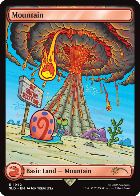 Magic the Gathering | Secret Lair Drop: SpongeBob SquarePants: Lands Under the Sea (Non-foil)
