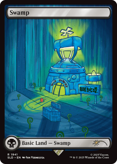 Magic the Gathering | Secret Lair Drop: SpongeBob SquarePants: Lands Under the Sea (Non-foil)