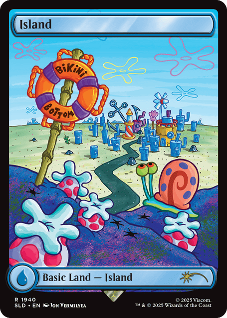 Magic the Gathering | Secret Lair Drop: SpongeBob SquarePants: Lands Under the Sea (Non-foil)