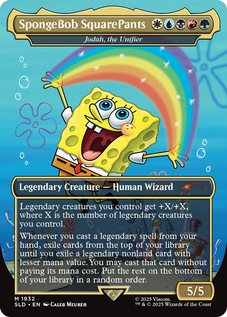Magic the Gathering | Secret Lair Drop: SpongeBob SquarePants: Legends of Bikini Bottom (Non-foil)