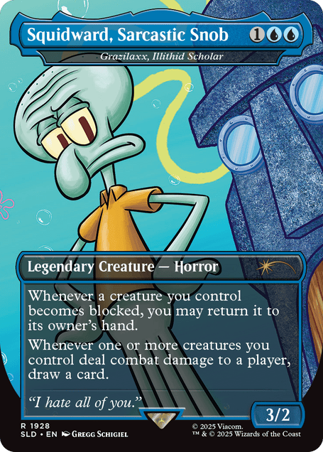 Magic the Gathering | Secret Lair Drop: SpongeBob SquarePants: Legends of Bikini Bottom (Non-foil)