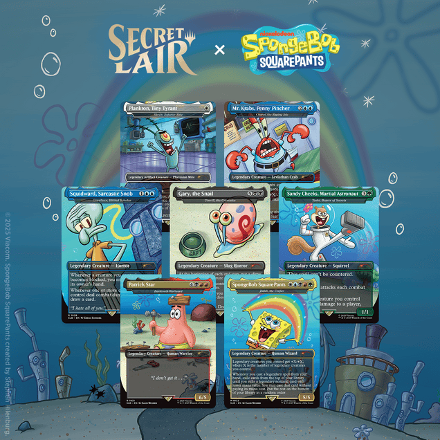 Magic the Gathering | Secret Lair Drop: SpongeBob SquarePants: Legends of Bikini Bottom (Non-foil)