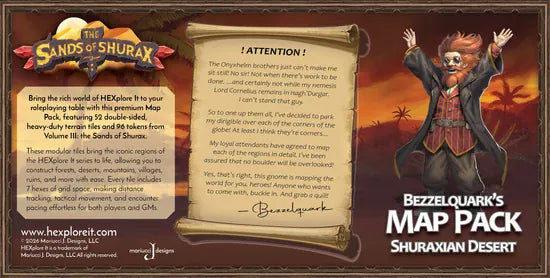 HEXplore It: The Sands of Shurax Map Pack (Pre-Order)