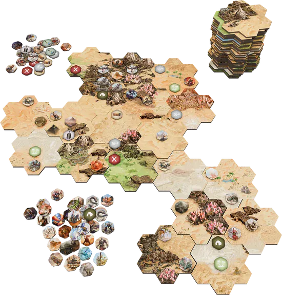 HEXplore It: The Sands of Shurax Map Pack (Pre-Order)
