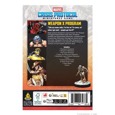 Marvel: Crisis Protocol - Weapon X Program Affiliation Pack (Pre-Order)