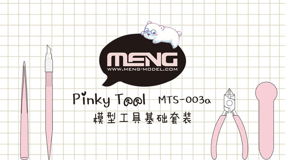 Meng: Basic Hobby Tool Set - Pink