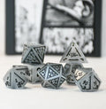 Junji Ito Grey Cat's Eye Stone Dice Set (Pre-Order)