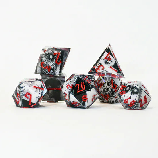 Junji Ito Sharp-Edge Resin Dice Set (Pre-Order)