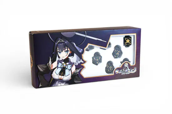 Ouro Kronii Blue Sandstone Dice Set (Pre-Order)