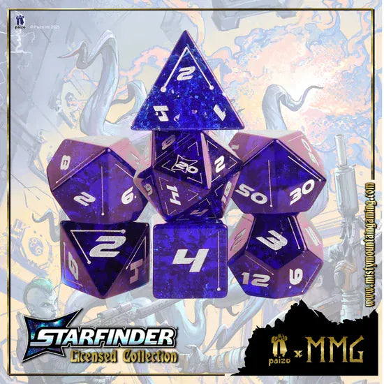 Starfinder: Shattered Glass Dice Set (Pre-Order)