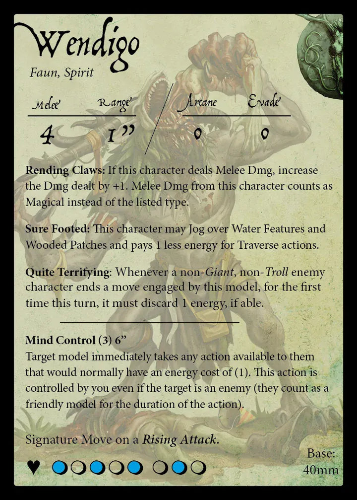 Moonstone: Insatiable Wendigo - Limited Edition
