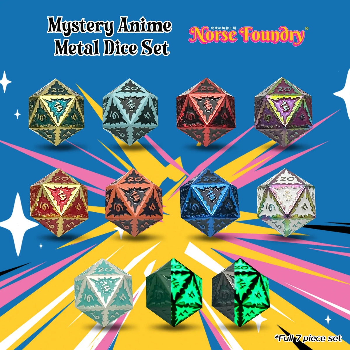 Norse Foundry: Anime Mystery Dice Set