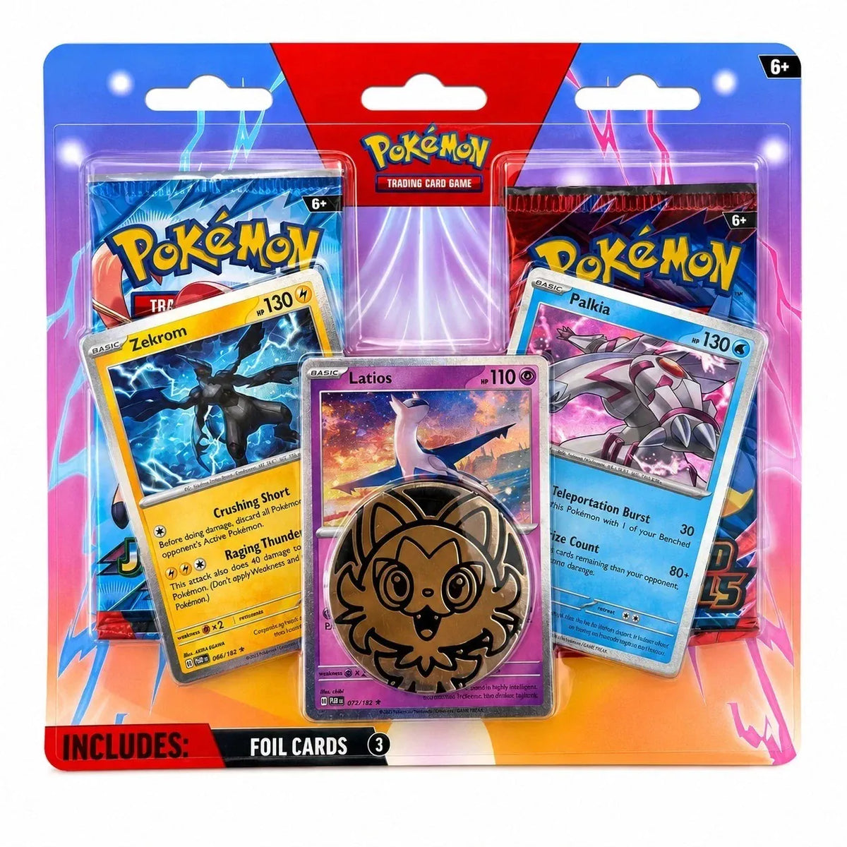 Pokemon TCG: Enhanced 2-Pack Blister (Latios, Zekrom, & Palkia)