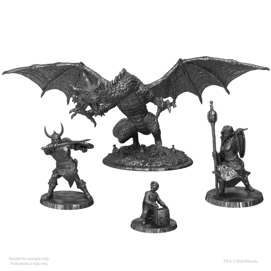 Dungeons & Dragons: Sirius Metal Miniatures - Red Box Basic Set (Pre-Order)