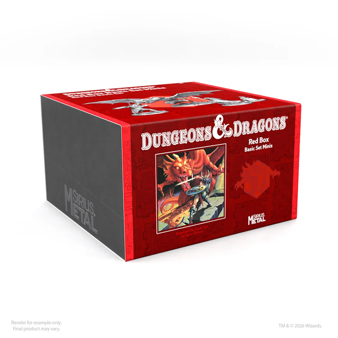 Dungeons & Dragons: Sirius Metal Miniatures - Red Box Basic Set (Pre-Order)