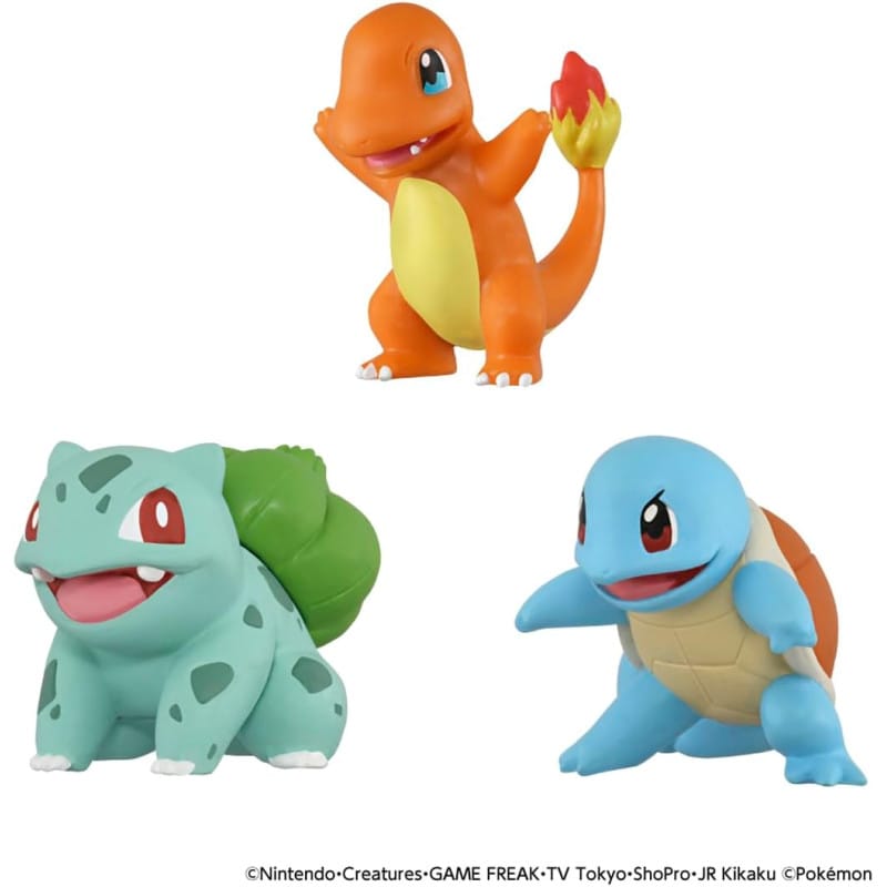 Takaratomy A.R.T.S: Pokemon 30th Anniversary: Moncolle - Kanto Starter Collection