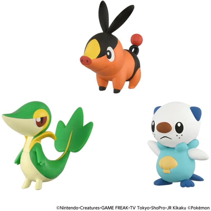 Takaratomy A.R.T.S: Pokemon 30th Anniversary: Moncolle - Unova Starter Collection