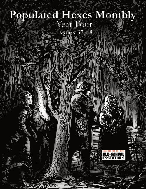 Populated Hexes Monthly: Year Four (Pre-Order)