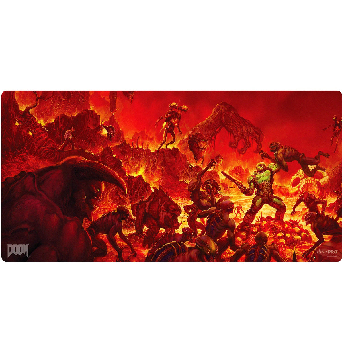 Ultra Pro: Doom: Creatures of Hell - Extended Playmat (Pre-Order)
