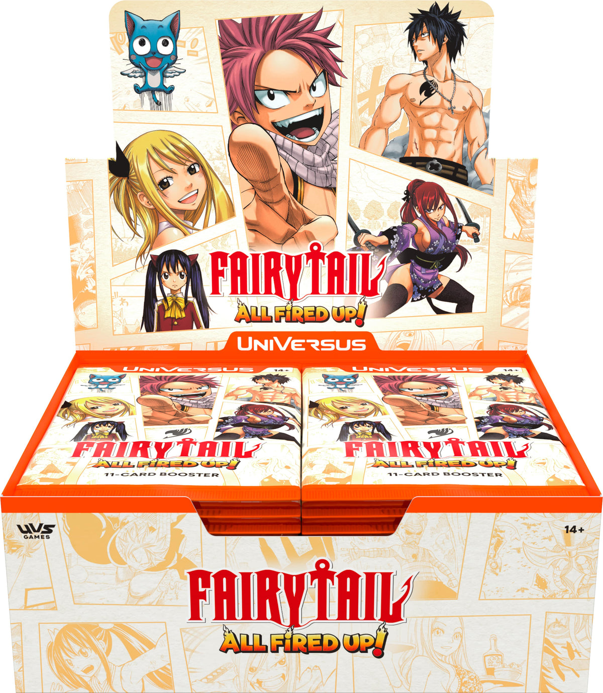 Universus CCG: Fairy Tail - All Fired Up! Booster Display (Pre-Order)