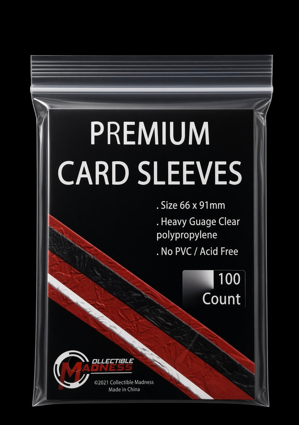 Premium Zipper Binder Black 9pkt Bundle - Collectible Madness