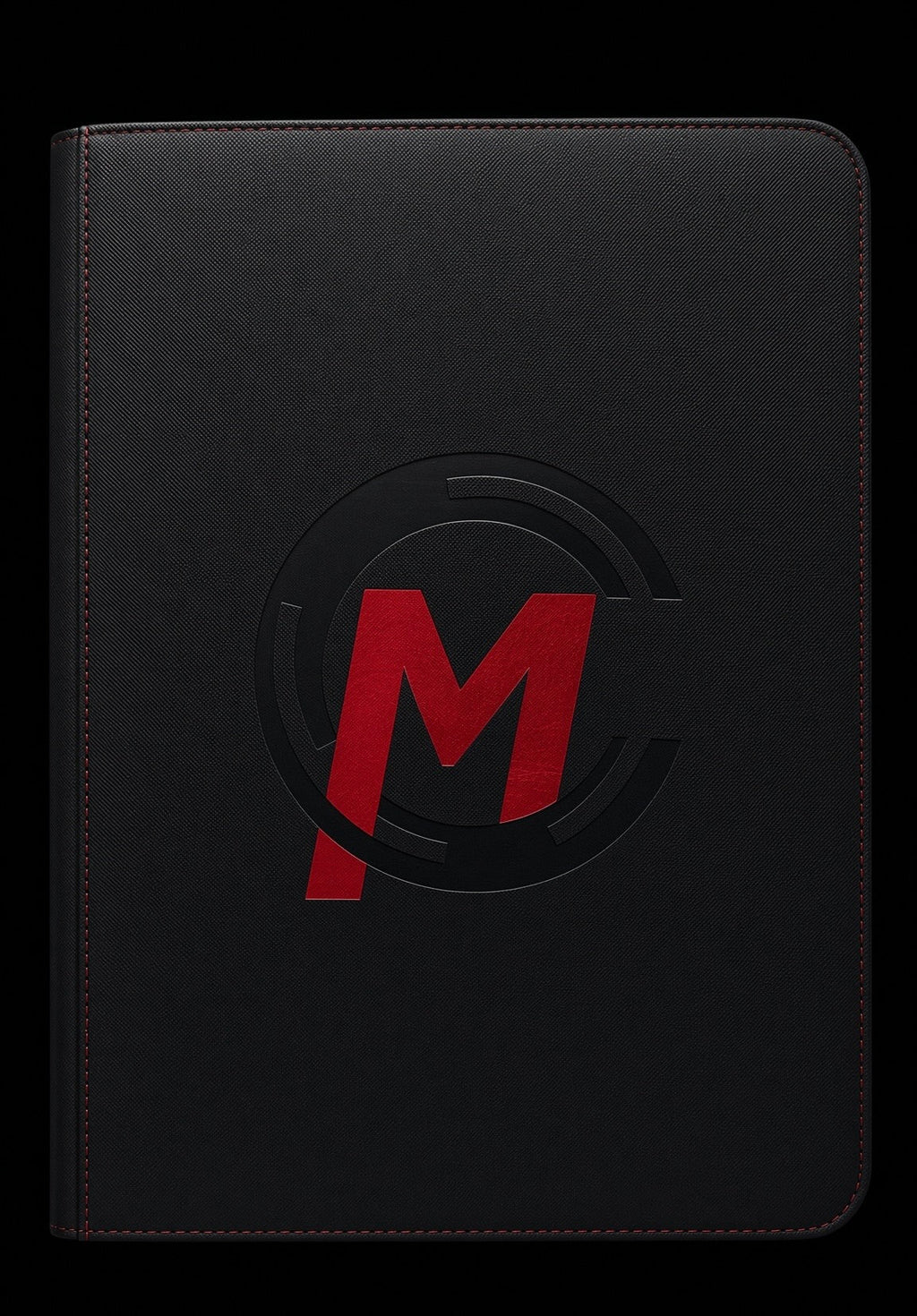 Premium Zipper Binder Black 9pkt Bundle - Collectible Madness