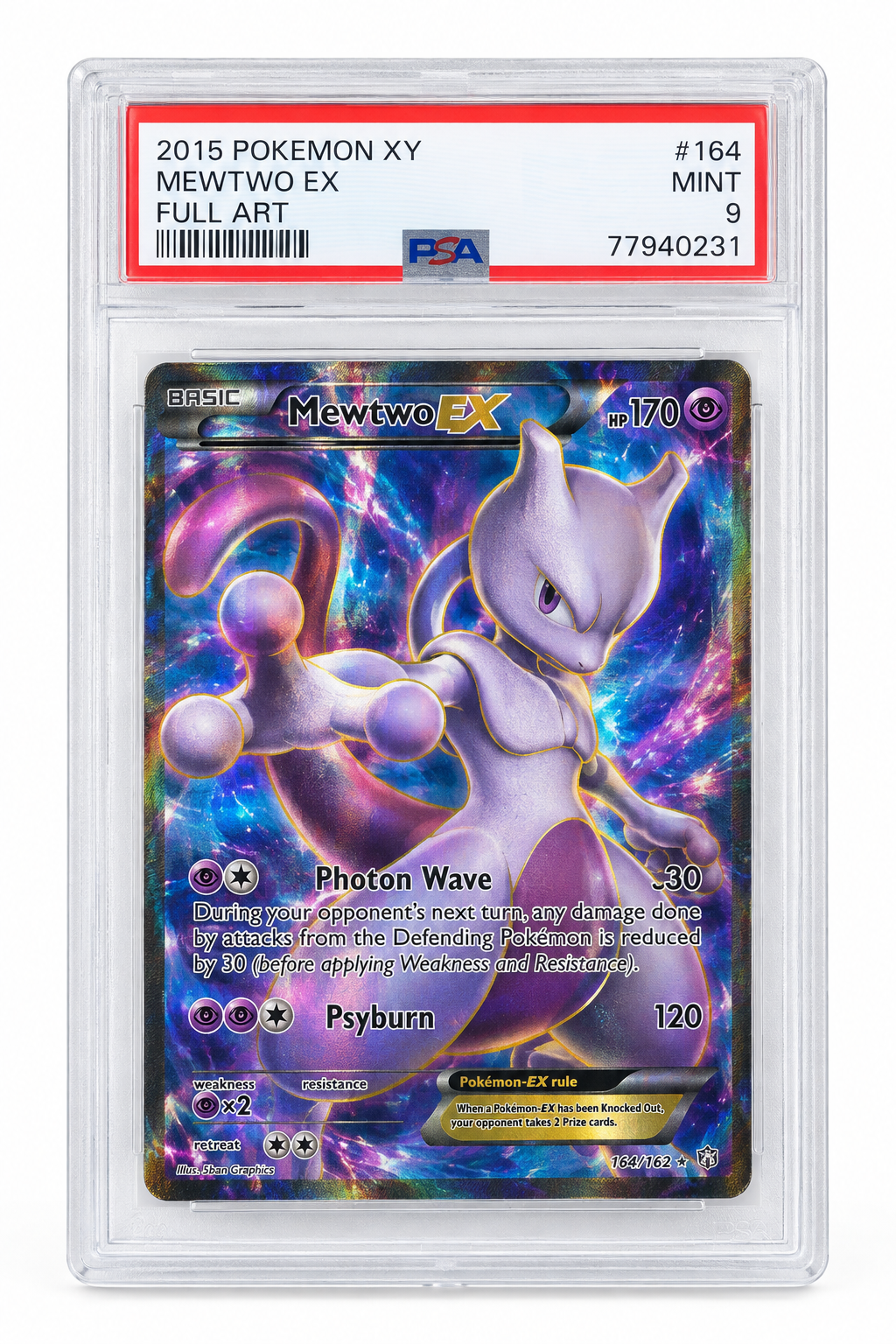 Pokemon: Psa 9 Mewtwo EX Full Art