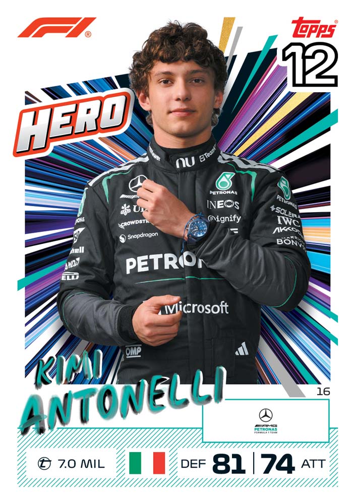 F1 Topps Turbo Attax 2026 Mega Tin