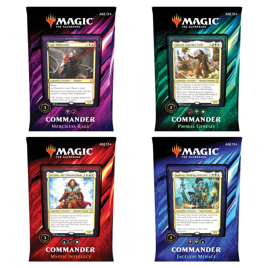 Commander 2019: Set of 4